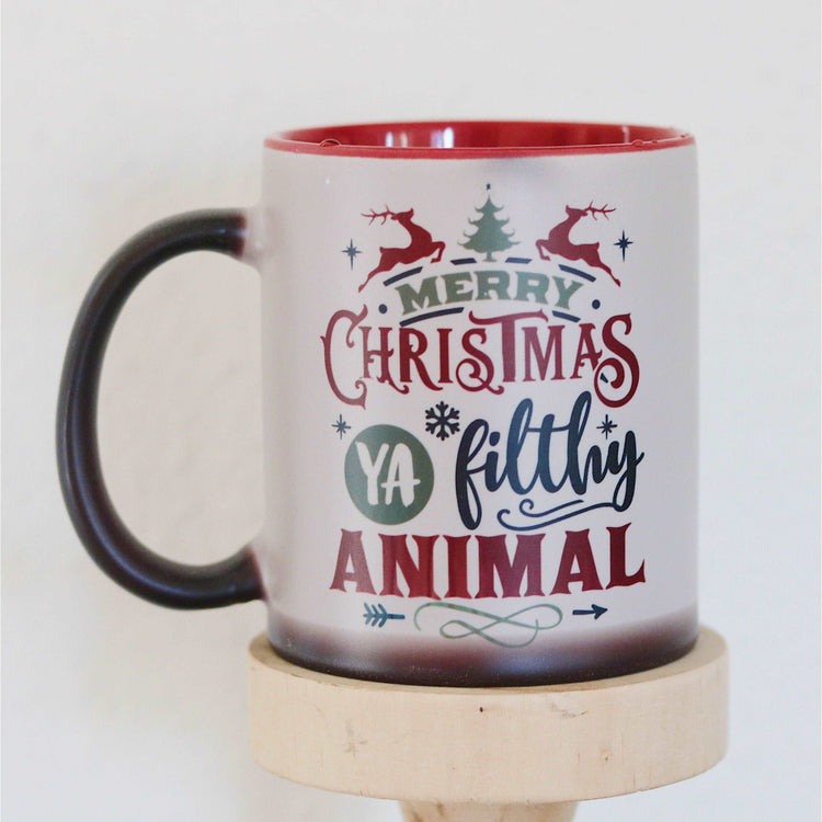 Merry a Christmas You Flithy Animal 11 oz mug